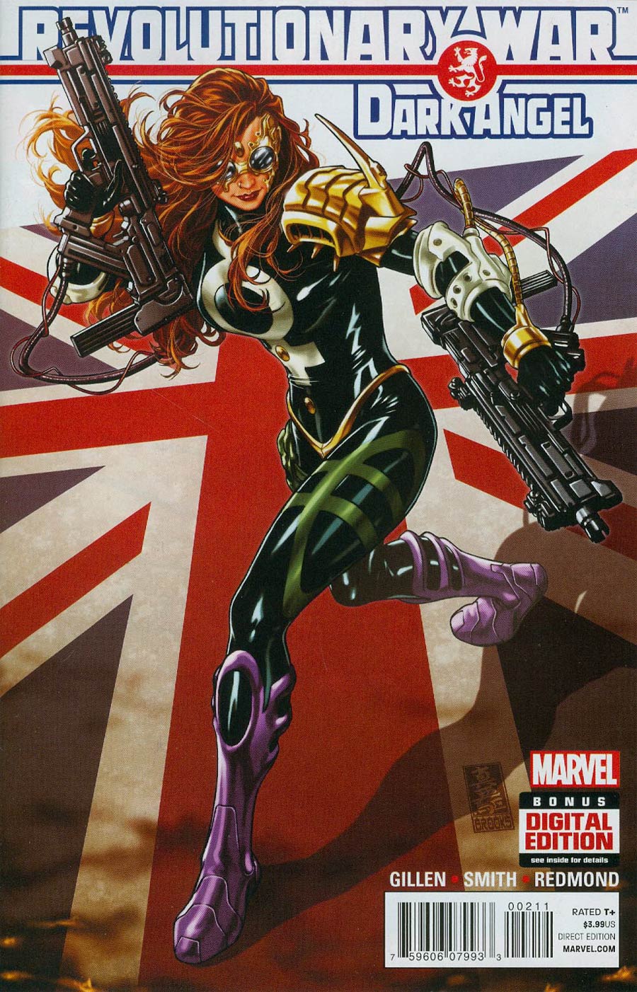 Revolutionary War Dark Angel #1 Cover A Regular Mark Brooks Cover (Revolutionary War Part 2)