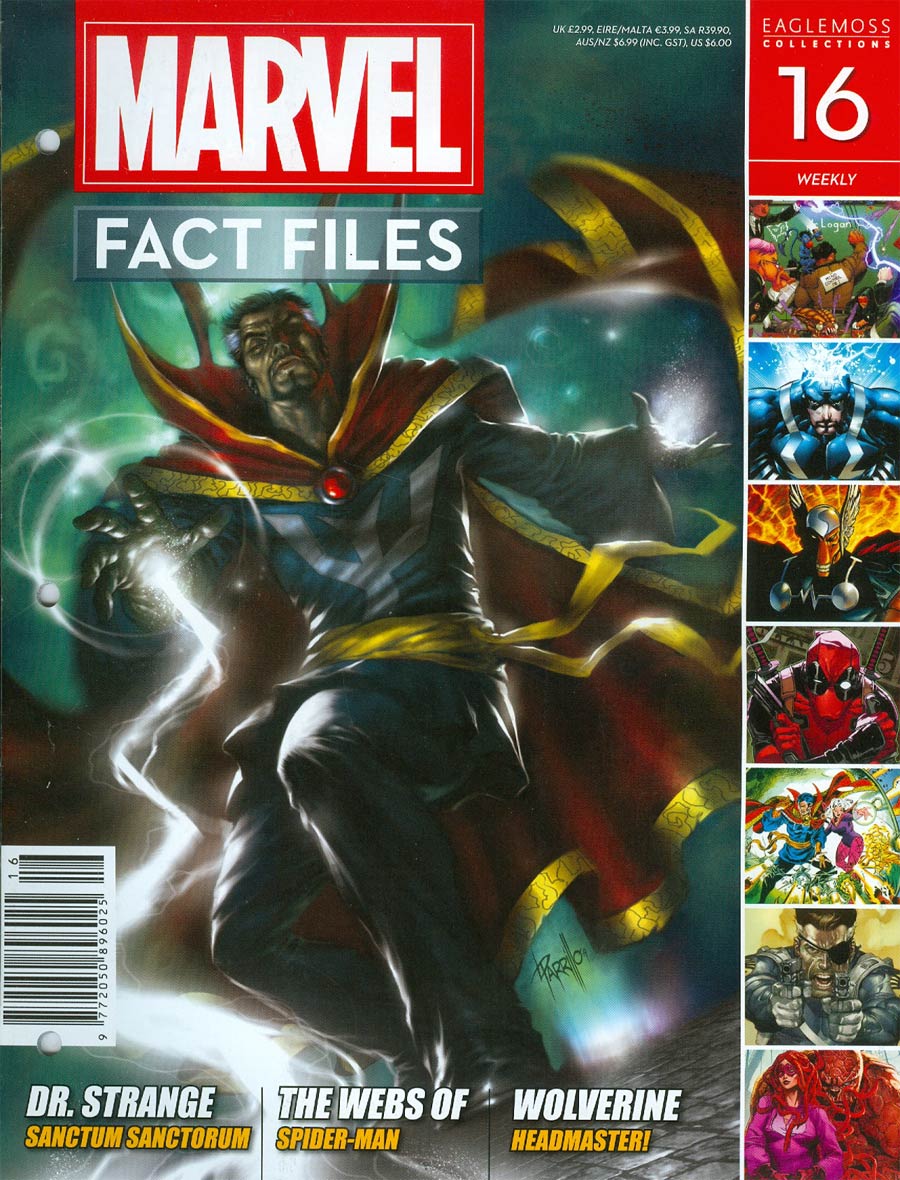 Marvel Fact Files #16 Doctor Strange Cover