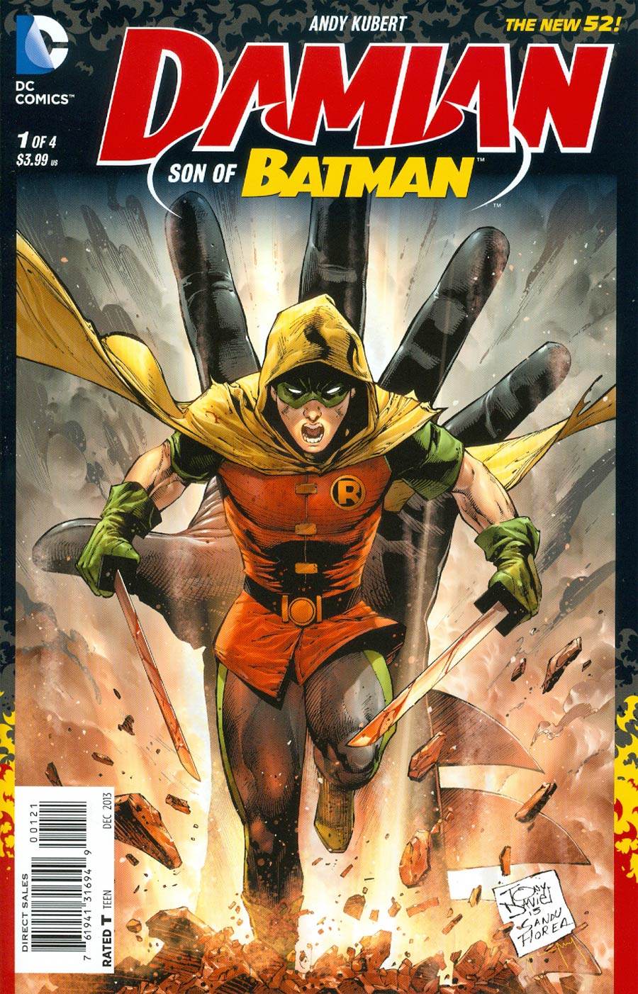 Damian Son Of Batman #1 Cover B Incentive Tony S Daniel Variant Cover