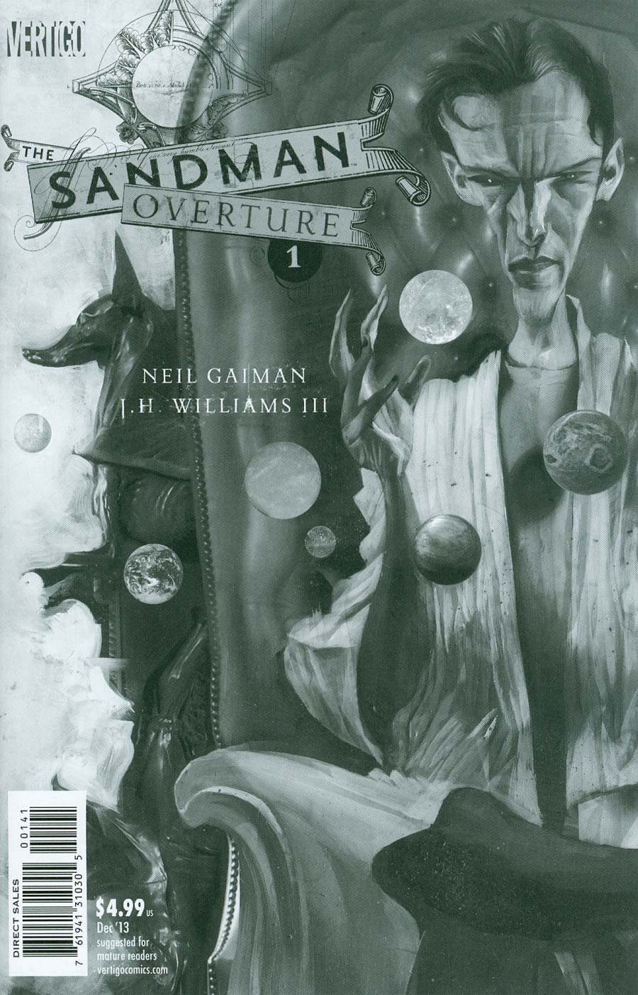 Sandman Overture #1 Cover F Incentive Dave McKean Sketch Variant Cover