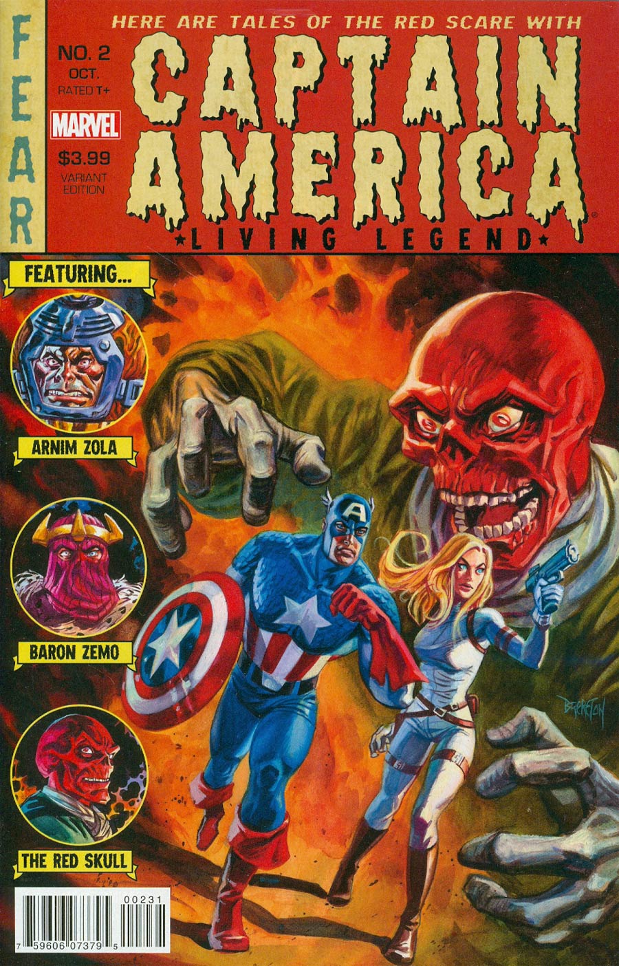 Captain America Living Legend #2 Cover C Incentive Vintage Variant Cover