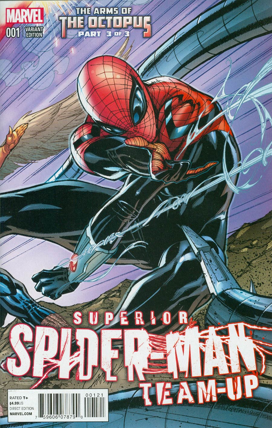 Superior Spider-Man Team-Up Special #1 Cover B Incentive J Scott Campbell Interlocking Variant Cover (Arms Of The Octopus Part 3)