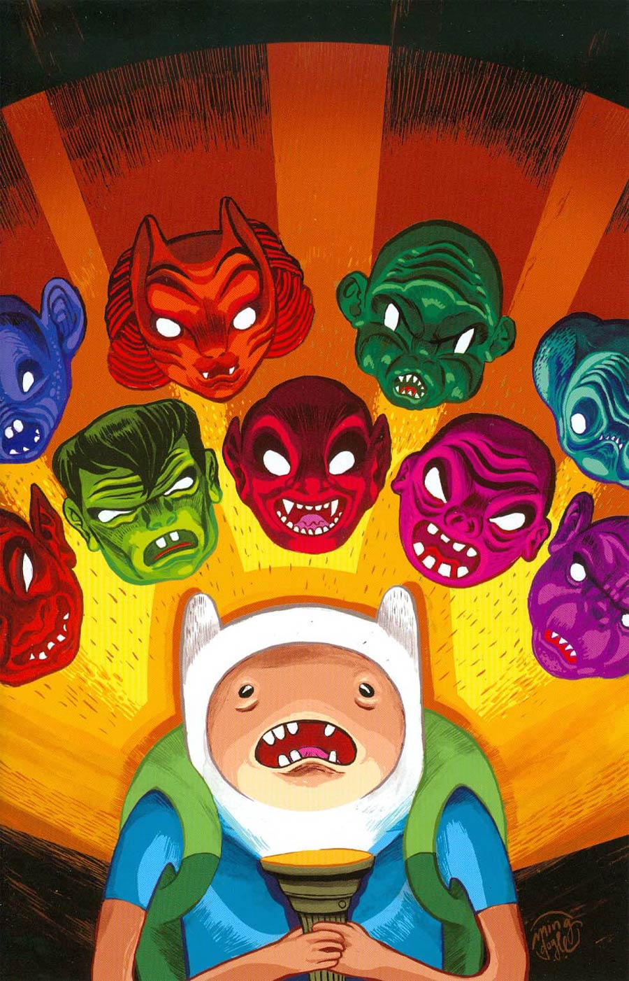 Adventure Time Spoooktacular #1 2013 Cover B Incentive Ming Doyle Virgin Variant Cover