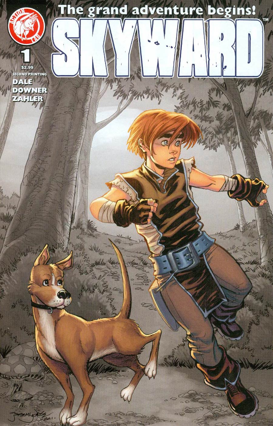 Skyward (Action Lab Entertainment) #1 Cover B 2nd Ptg