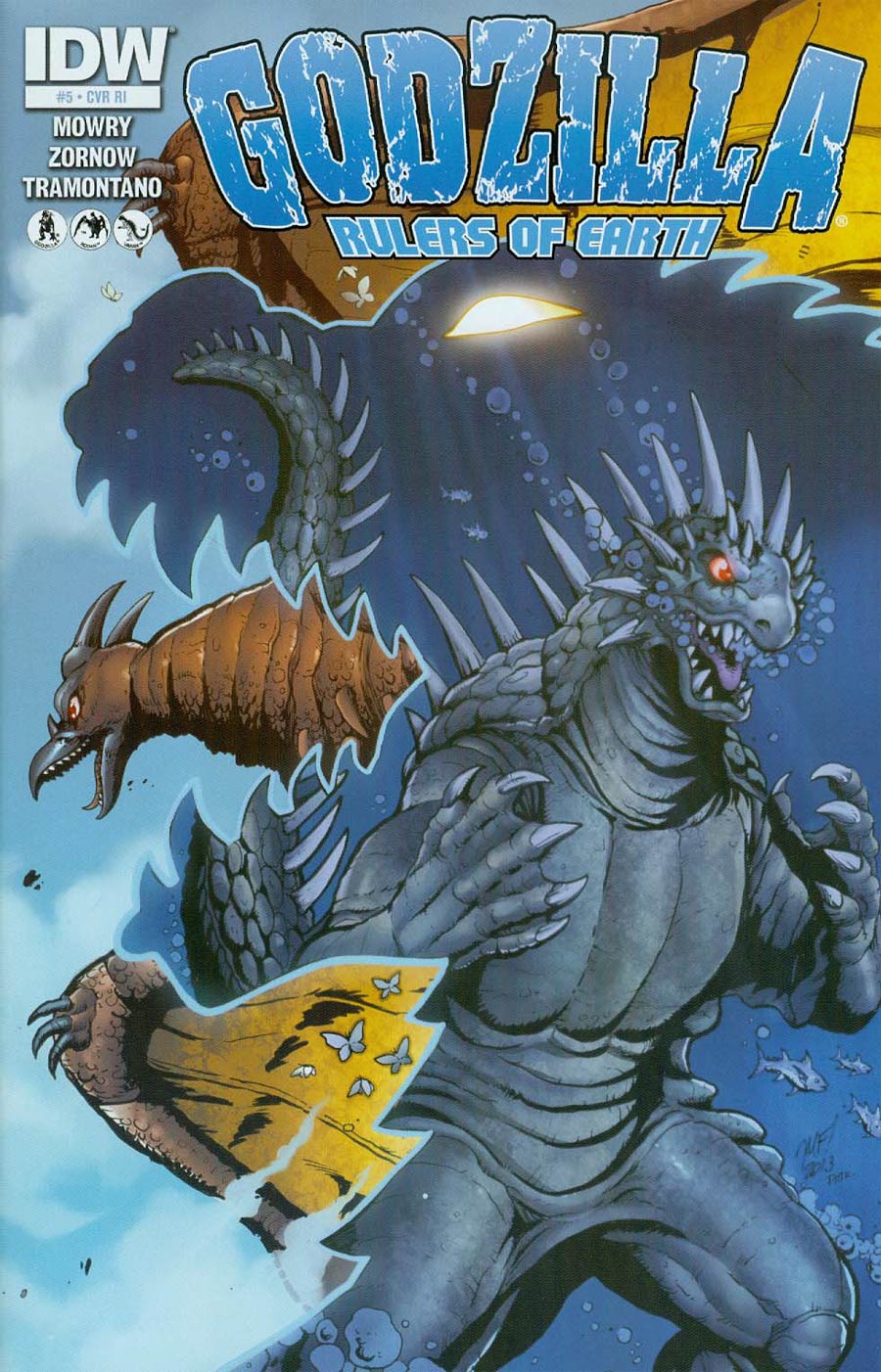 Godzilla Rulers Of The Earth #5 Cover B Incentive Matt Frank Variant Cover