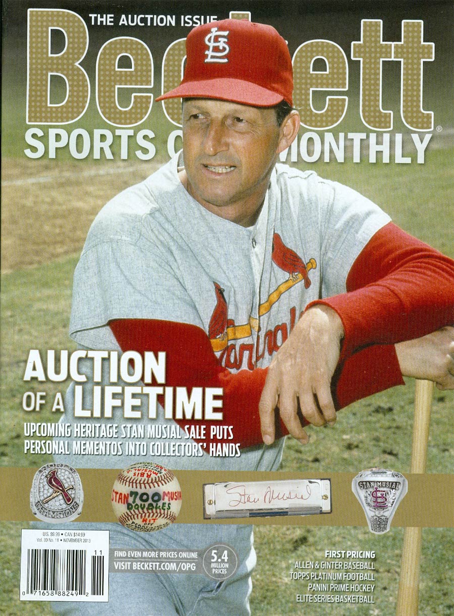 Beckett Sports Card Monthly Vol 30 #11 Nov 2013