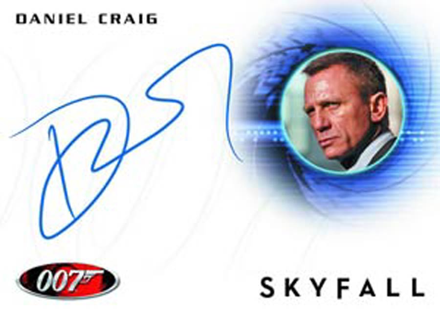 James Bond 2013 Autographs & Relics Trading Cards Pack
