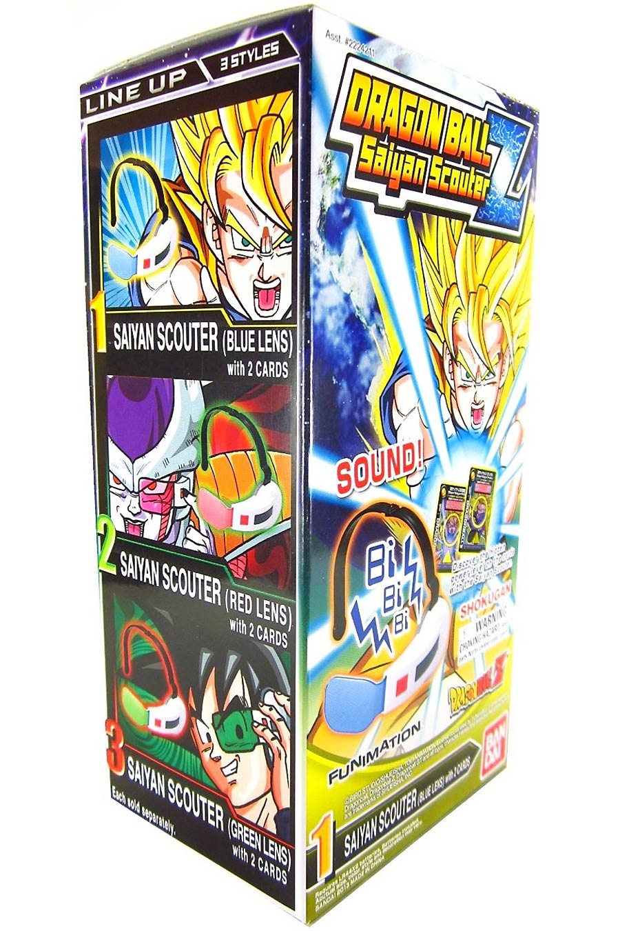 Dragon Ball Z Saiyan Scouter With Sound - Box Of 6 Lenses