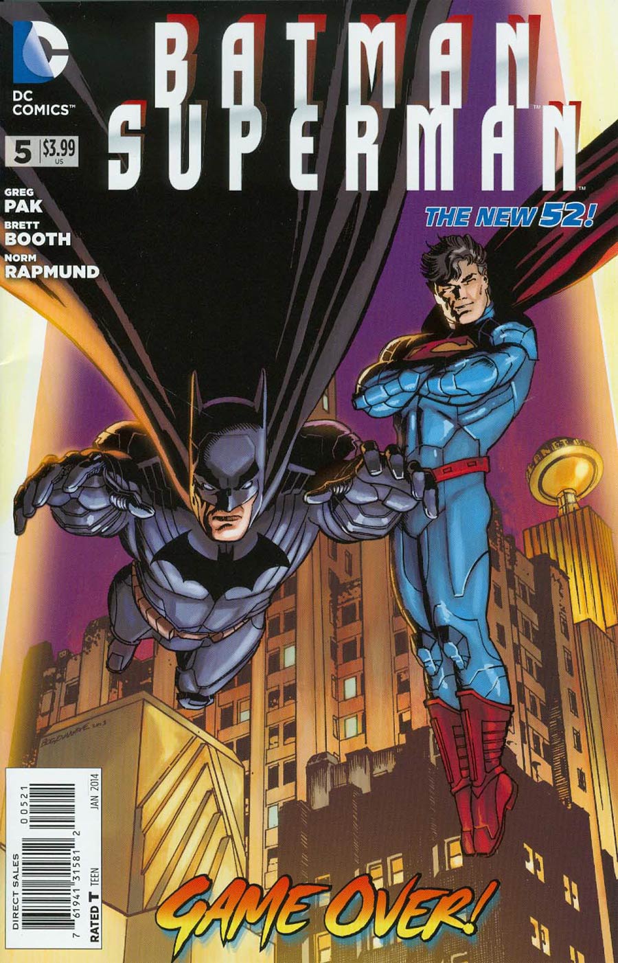 Batman Superman #5 Cover D Incentive Jon Bogdanove Variant Cover