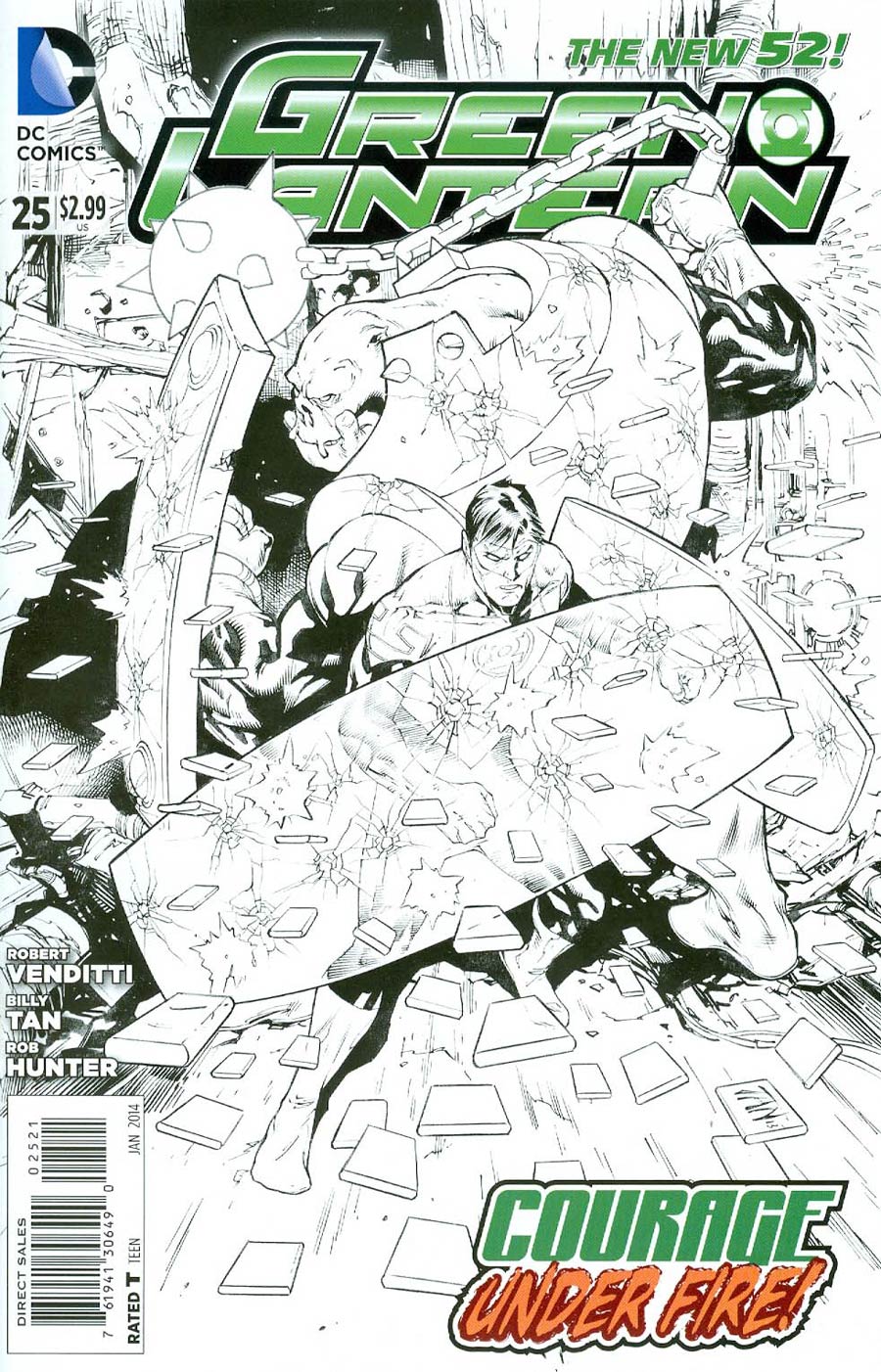 Green Lantern Vol 5 #25 Cover D Incentive Billy Tan Sketch Cover