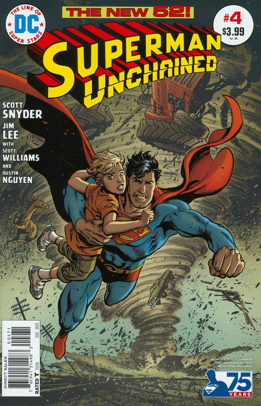 Superman Unchained #4 Cover H Incentive 75th Anniversary Bronze Age Variant Cover By Jose Luis Garcia-Lopez Trish Mulvihill