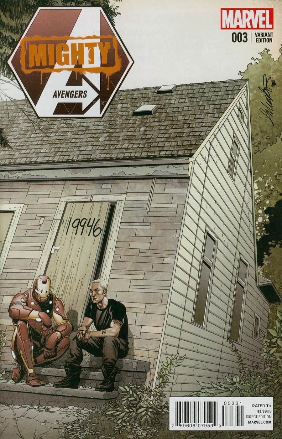 Mighty Avengers Vol 2 #3 Cover C Incentive Eminem Variant Cover (Infinity Tie-In)