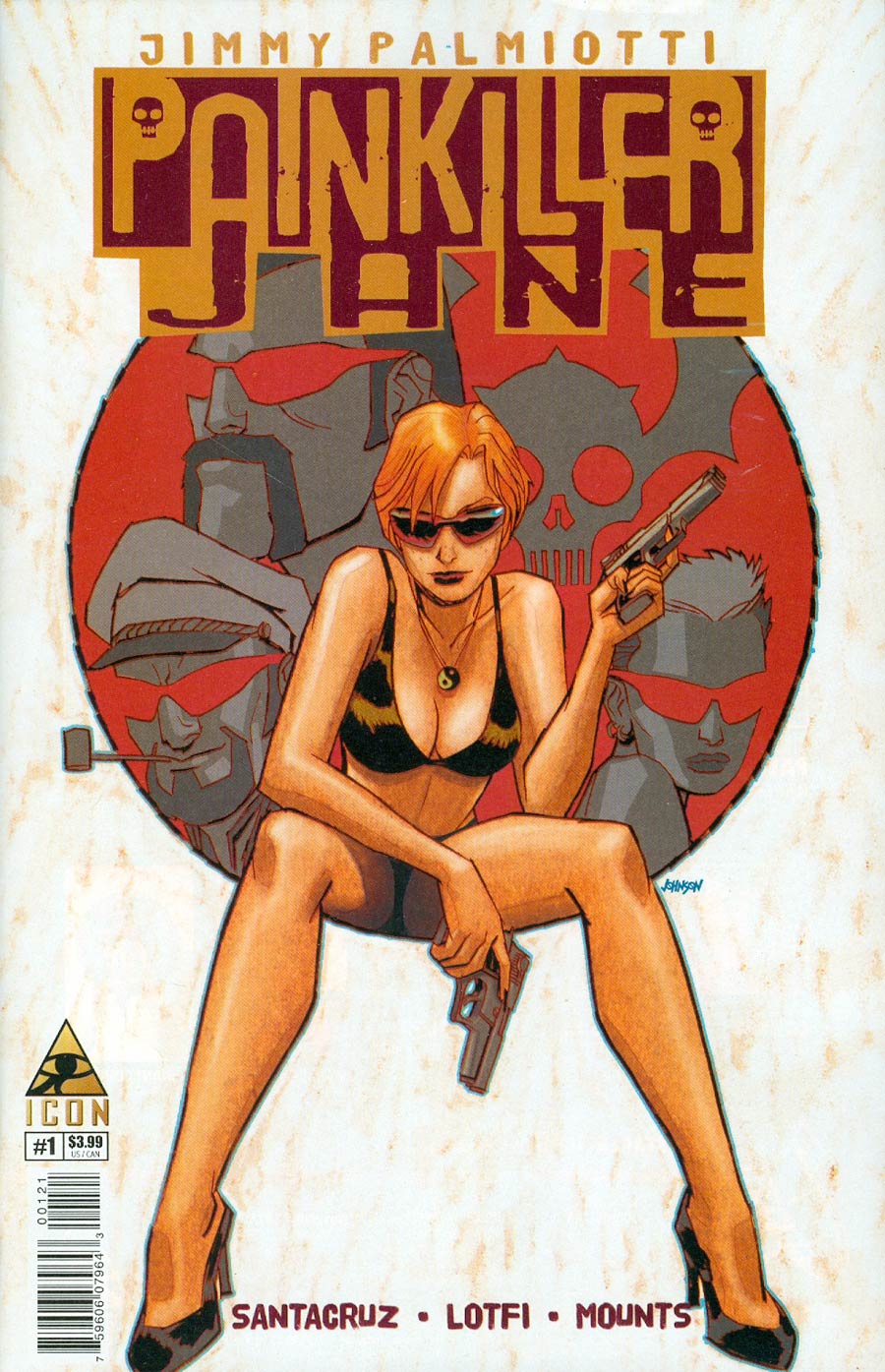 Painkiller Jane Price Of Freedom #1 Cover B Incentive Dave Johnson Variant Cover