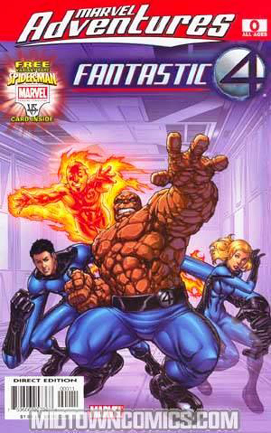 Marvel Adventures Fantastic Four #0 Cover B Promo Without Card
