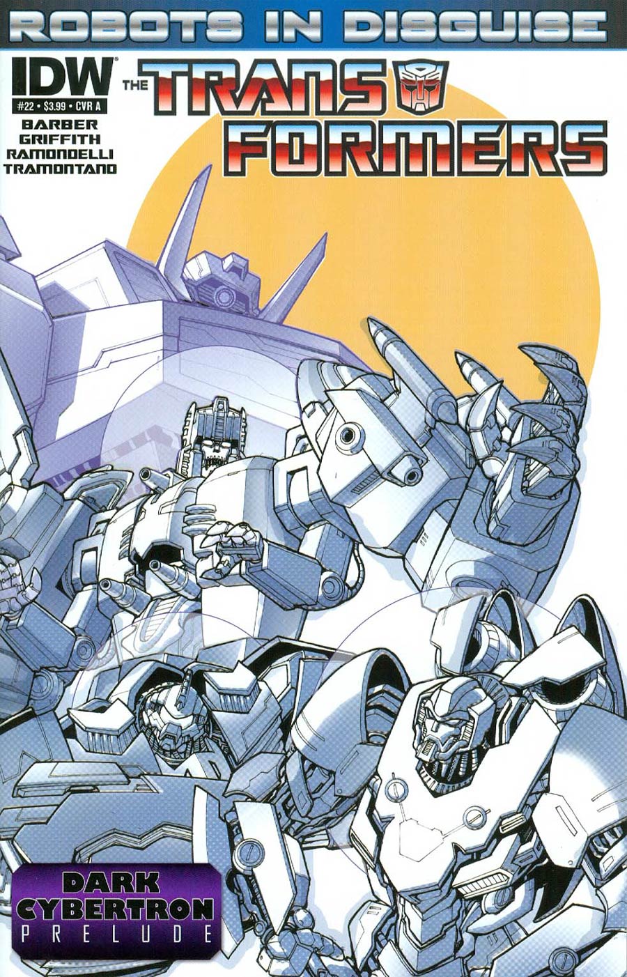 Transformers Robots In Disguise #22 Cover A Regular Andrew Griffith Cover (Dark Cybertron Prelude)