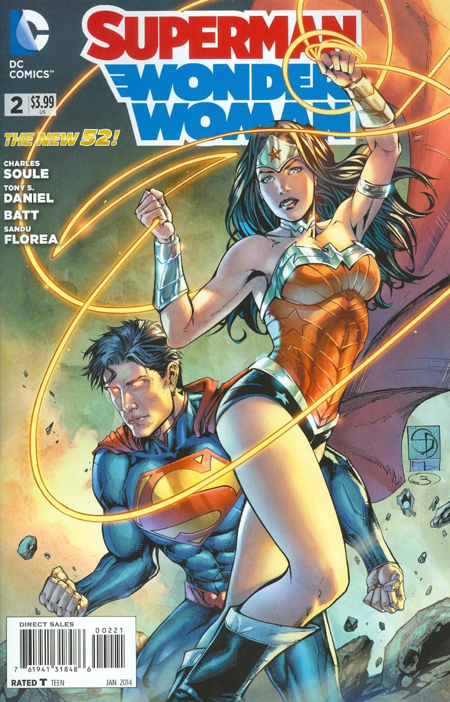 Superman Wonder Woman #2 Cover D Incentive Shane Davis Variant Cover
