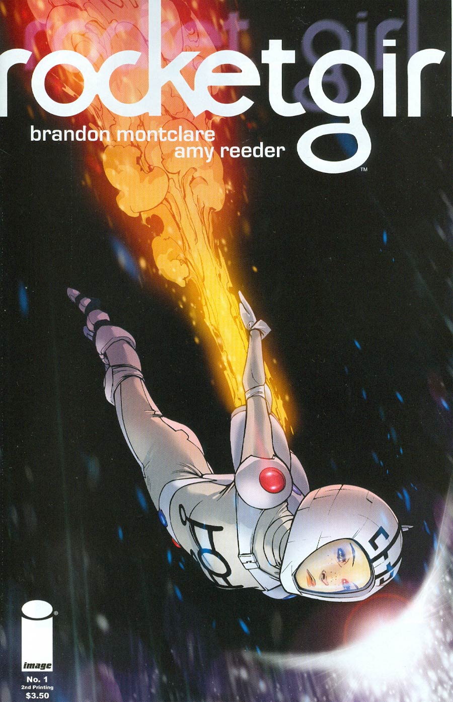 Rocket Girl #1 Cover B 2nd Ptg