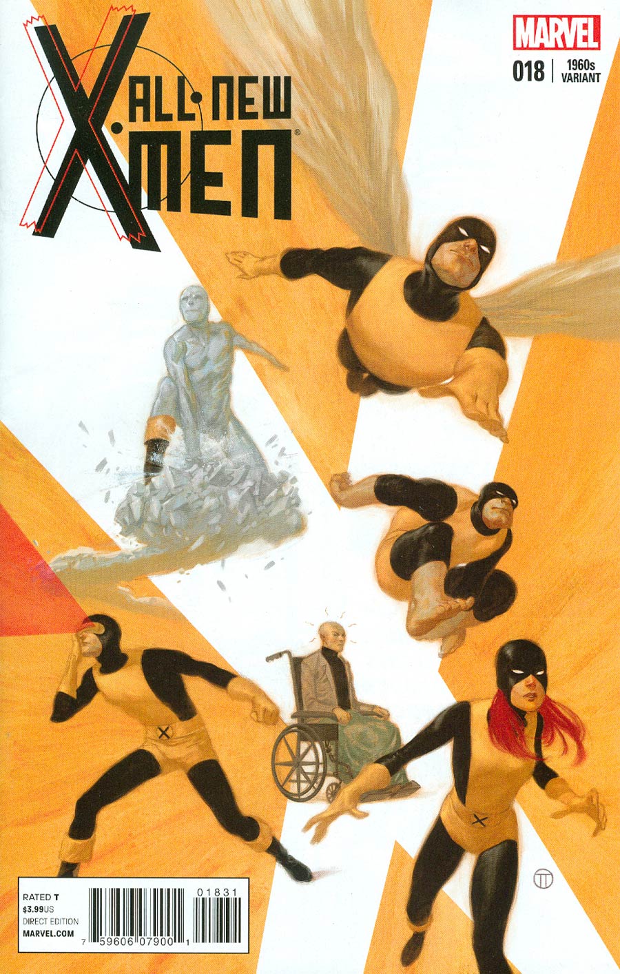 All-New X-Men #18 Cover B Variant Julian Totino Tedesco X-Men In The 1960s Cover