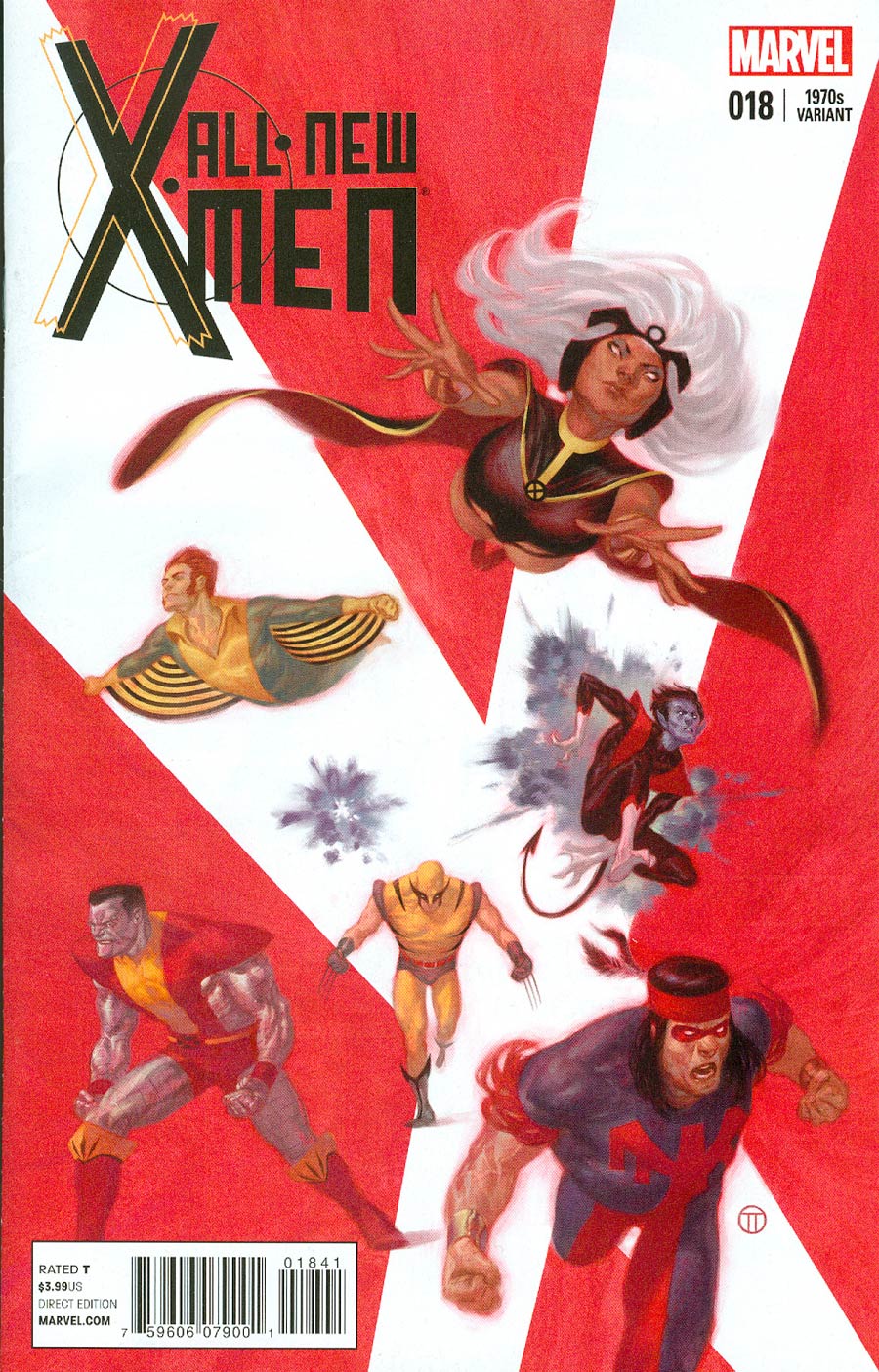 All-New X-Men #18 Cover C Variant Julian Totino Tedesco X-Men In The 1970s Cover