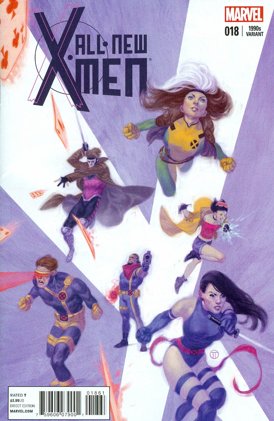 All-New X-Men #18 Cover E Variant Julian Totino Tedesco X-Men In The 1990s Cover