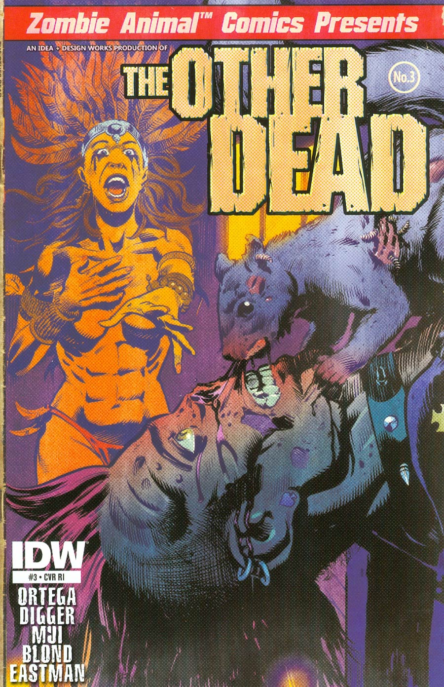 Other Dead #3 Cover C Incentive Zombie Squirrel Variant Cover