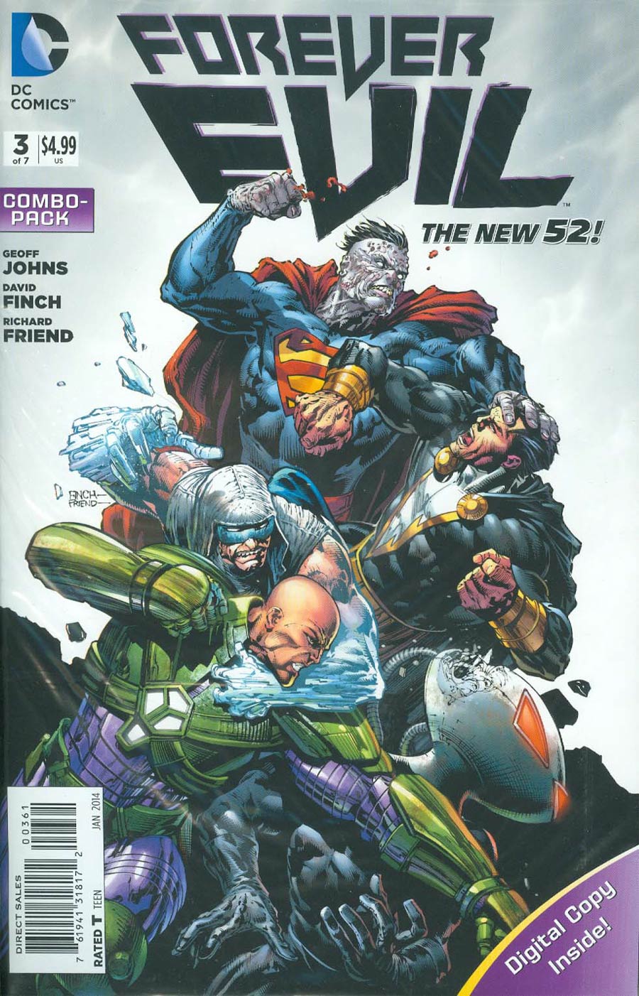 Forever Evil #3 Cover C Combo Pack Without Polybag