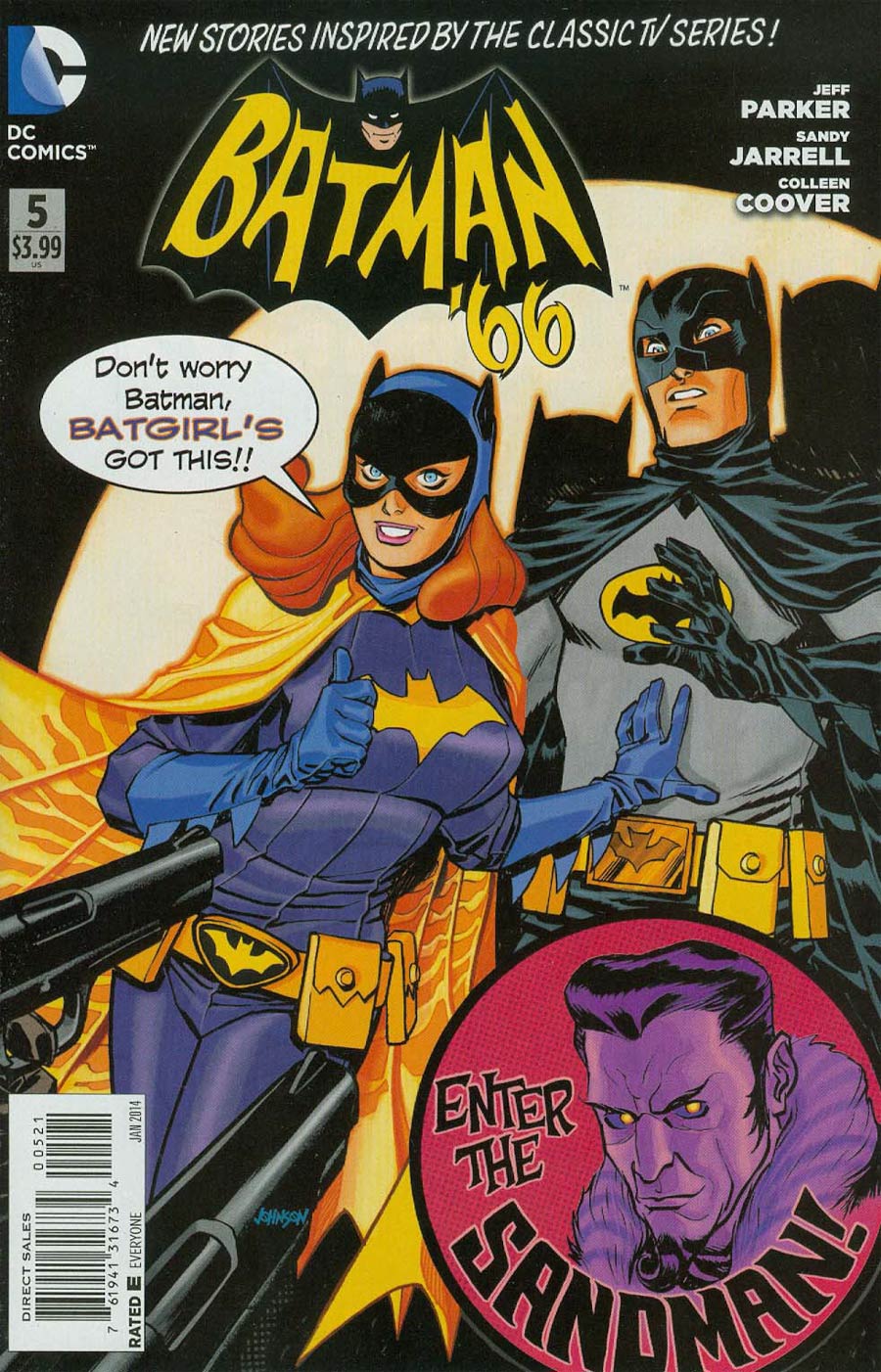 Batman 66 #5 Cover B Incentive Dave Johnson Variant Cover