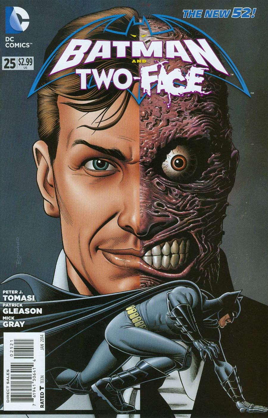 Batman And Two-Face #25 Cover B Incentive Brian Bolland Variant Cover