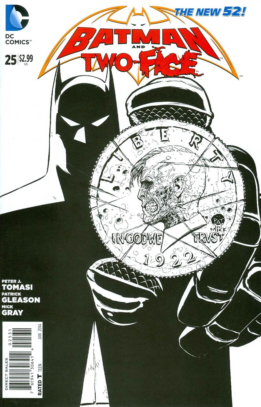 Batman And Two-Face #25 Cover C Incentive Patrick Gleason Sketch Cover