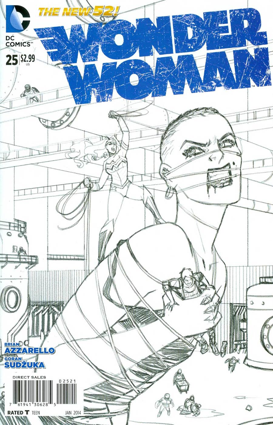 Wonder Woman Vol 4 #25 Cover B Incentive Cliff Chiang Sketch Cover