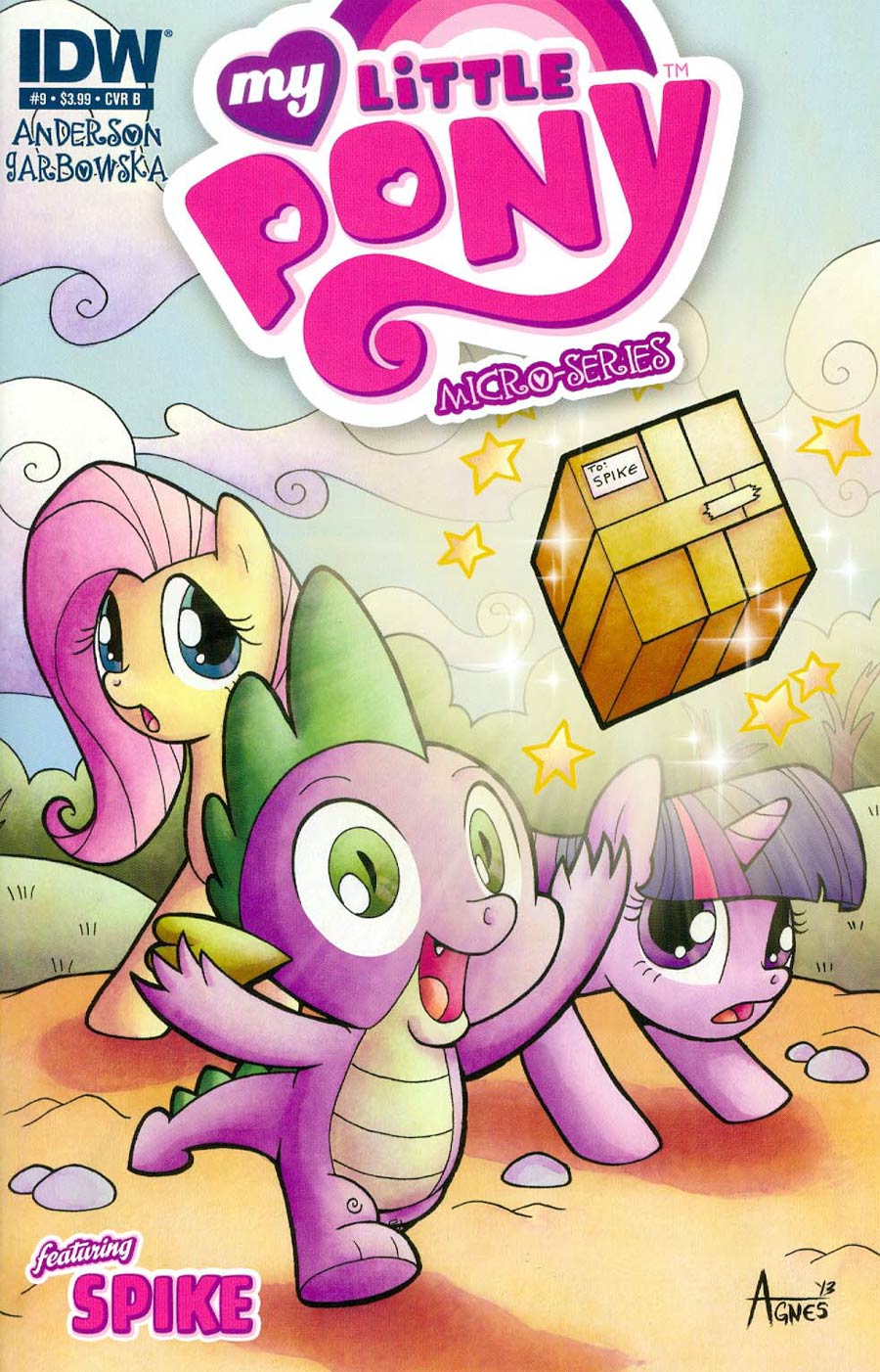 My Little Pony Micro-Series #9 Spike Cover B Regular Agnes Garbowska Cover