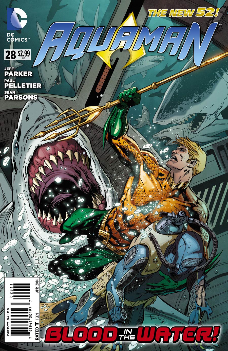 Aquaman Vol 5 #28 Cover A Regular Paul Pelletier Cover