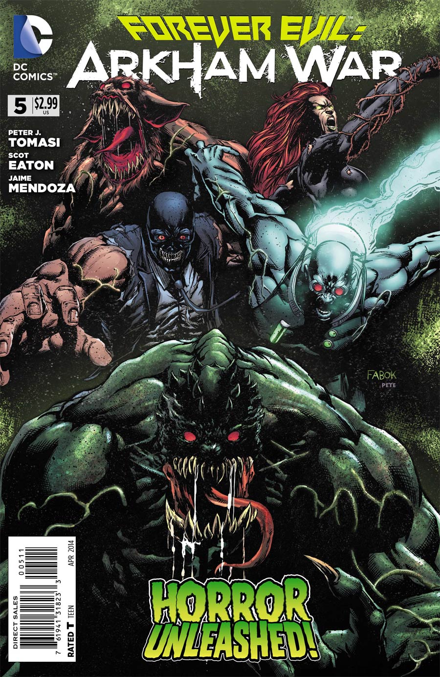 Forever Evil Arkham War #5 Cover A Regular Jason Fabok Cover