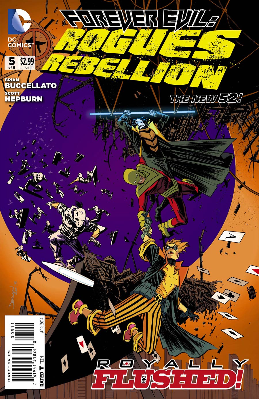 Forever Evil Rogues Rebellion #5 Cover A Regular Declan Shalvey Cover