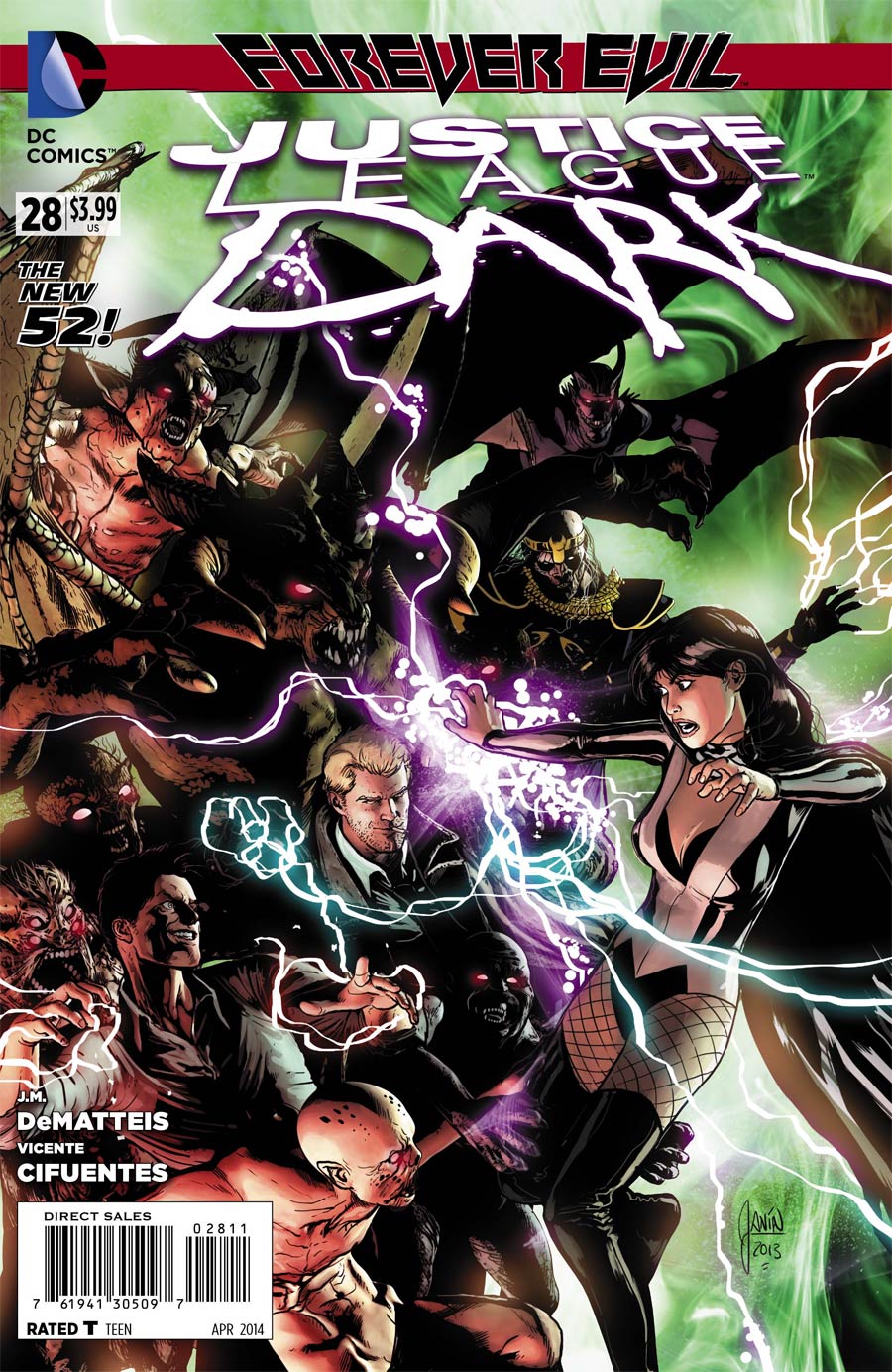 Justice League Dark #28 Cover A Regular Mikel Janin Cover (Forever Evil Tie-In)