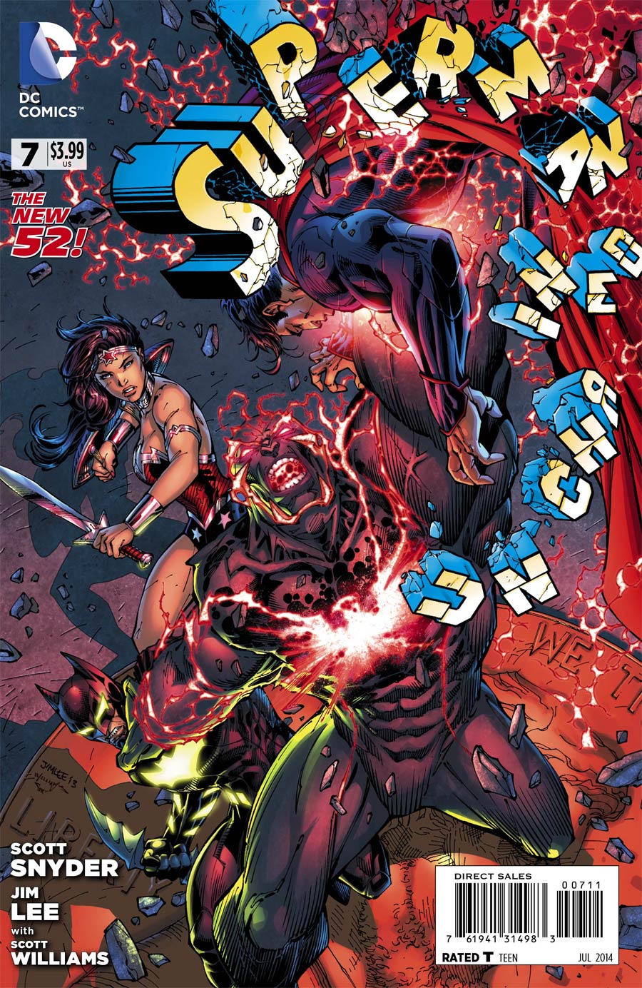 Superman Unchained #7 Cover A Regular Jim Lee Cover