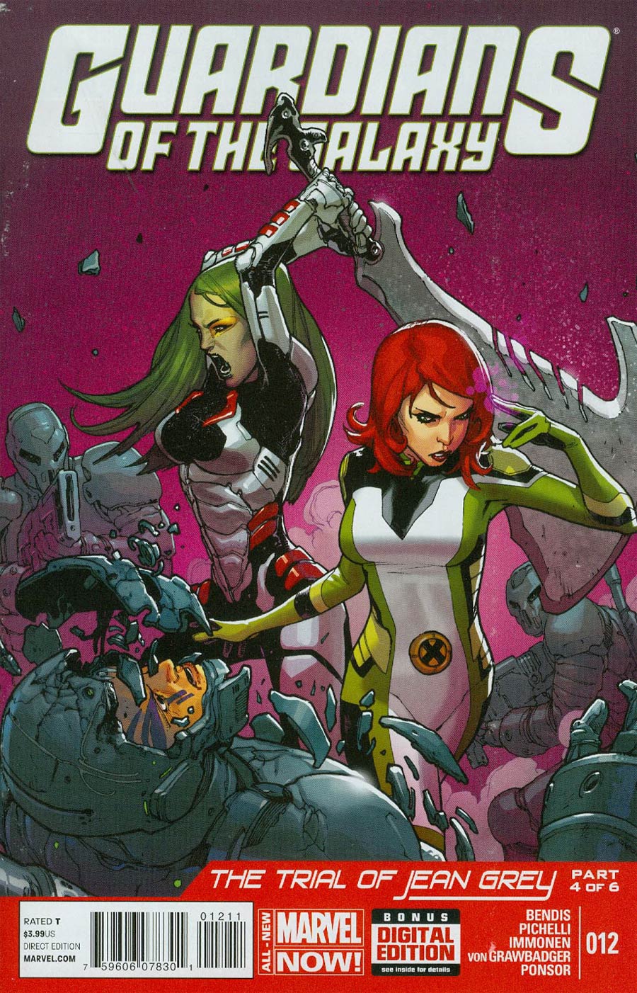 Guardians Of The Galaxy Vol 3 #12 Cover A 1st Ptg Regular Mike Deodato Jr Cover (Trial Of Jean Grey Part 4)