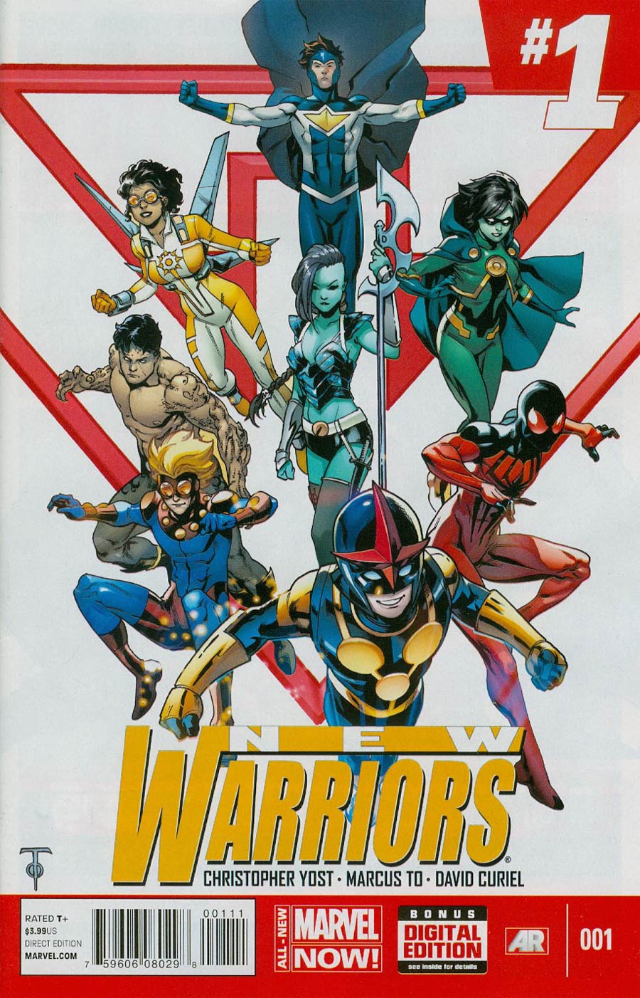 New Warriors Vol 5 #1 Cover A 1st Ptg Regular Marcus To Cover