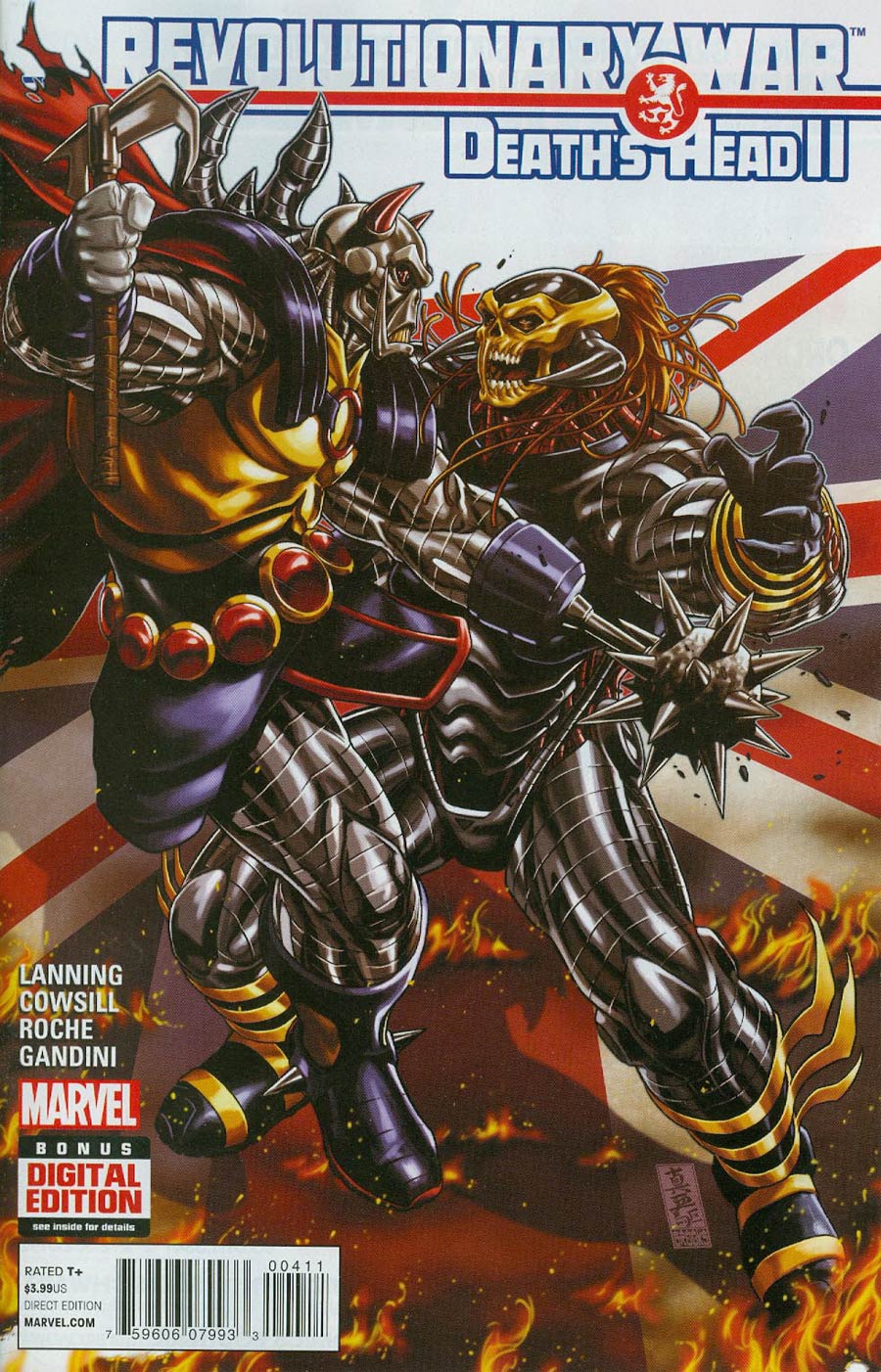 Revolutionary War Deaths Head II #1 Cover A Regular Mark Brooks Cover (Revolutionary War Part 4)