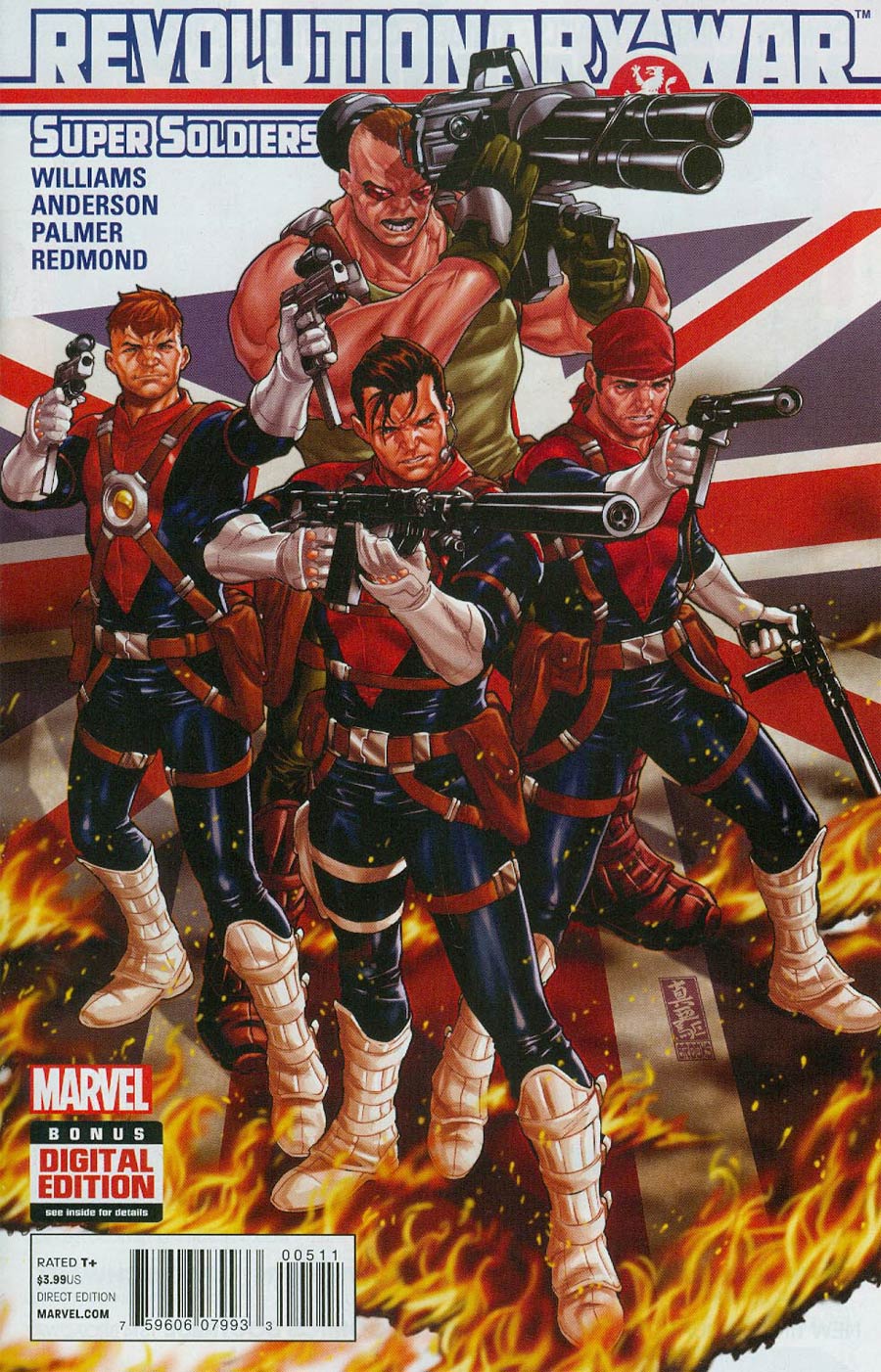 Revolutionary War Supersoldiers #1 Cover A Regular Mark Brooks Cover (Revolutionary War Part 5)