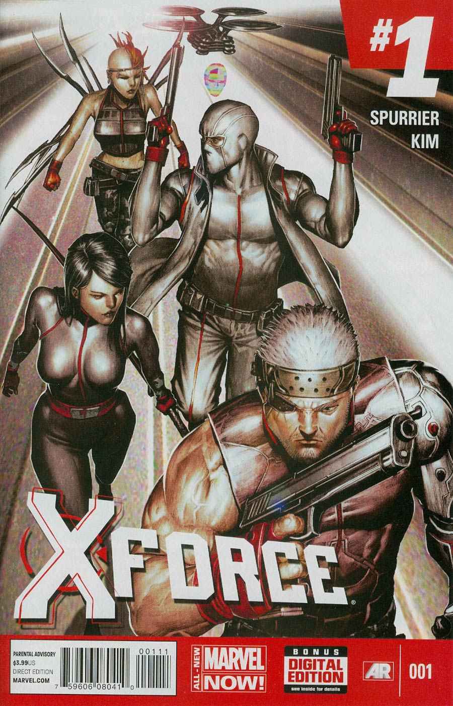 X-Force Vol 4 #1 Cover A Regular Rock-He Kim Cover