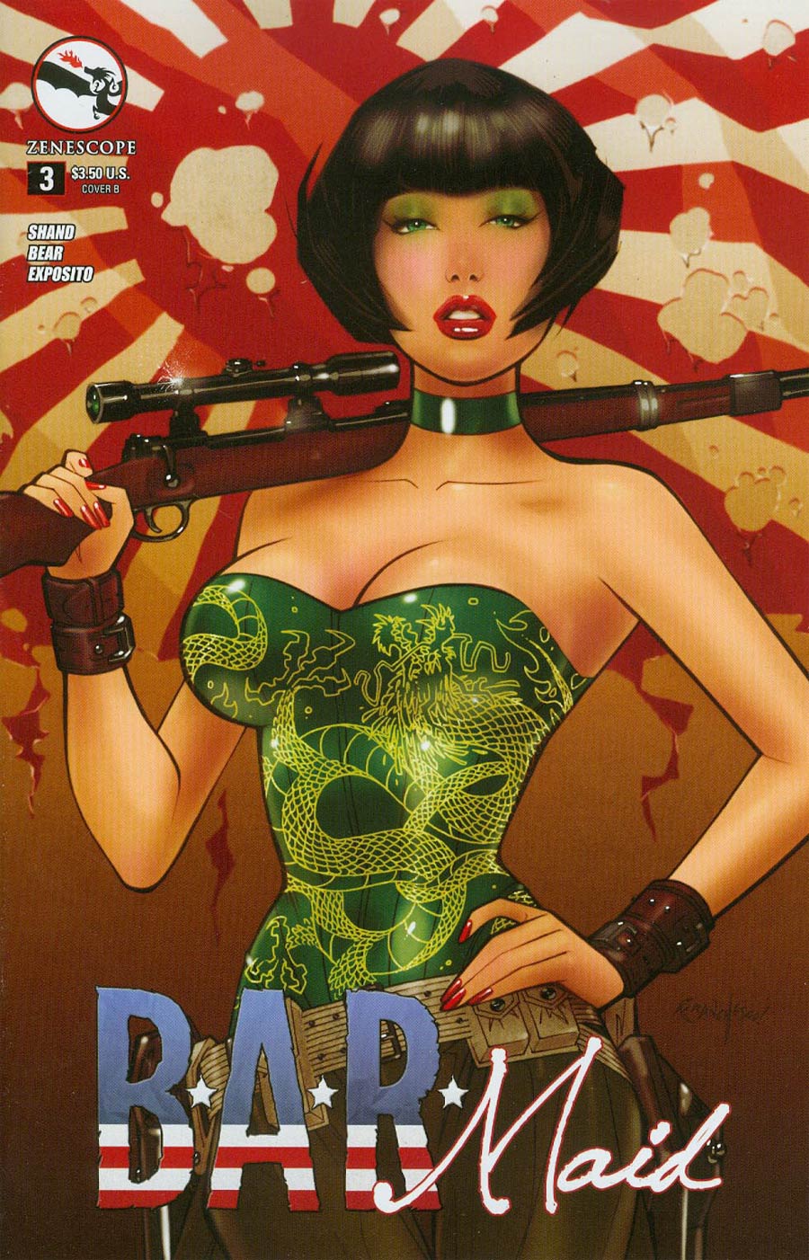 B.A.R. Maid #3 Cover B Franchesco