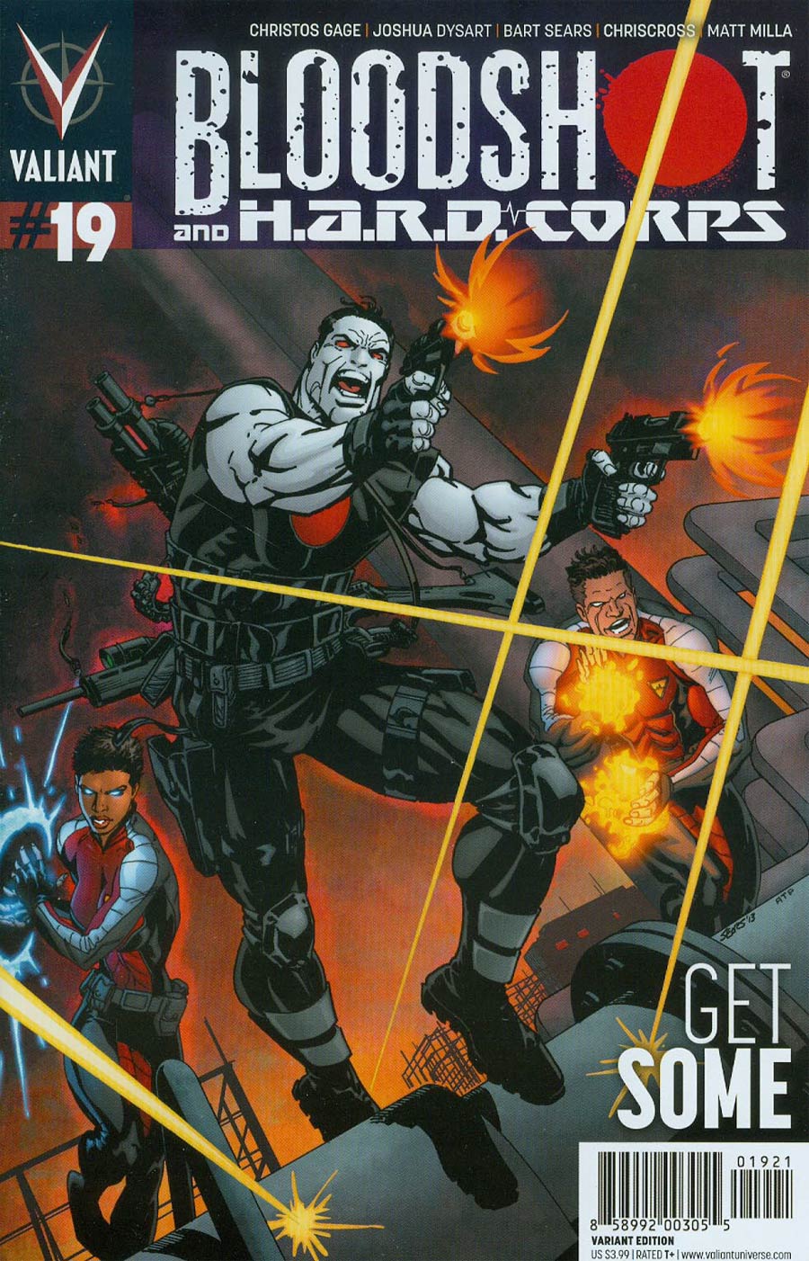 Bloodshot And H.A.R.D. Corps #19 Cover B Variant Bart Sears Cover