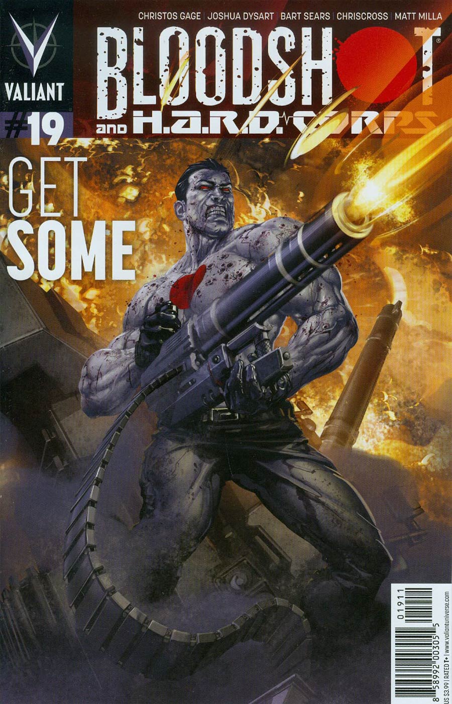 Bloodshot And H.A.R.D. Corps #19 Cover A Regular Clayton Crain Cover