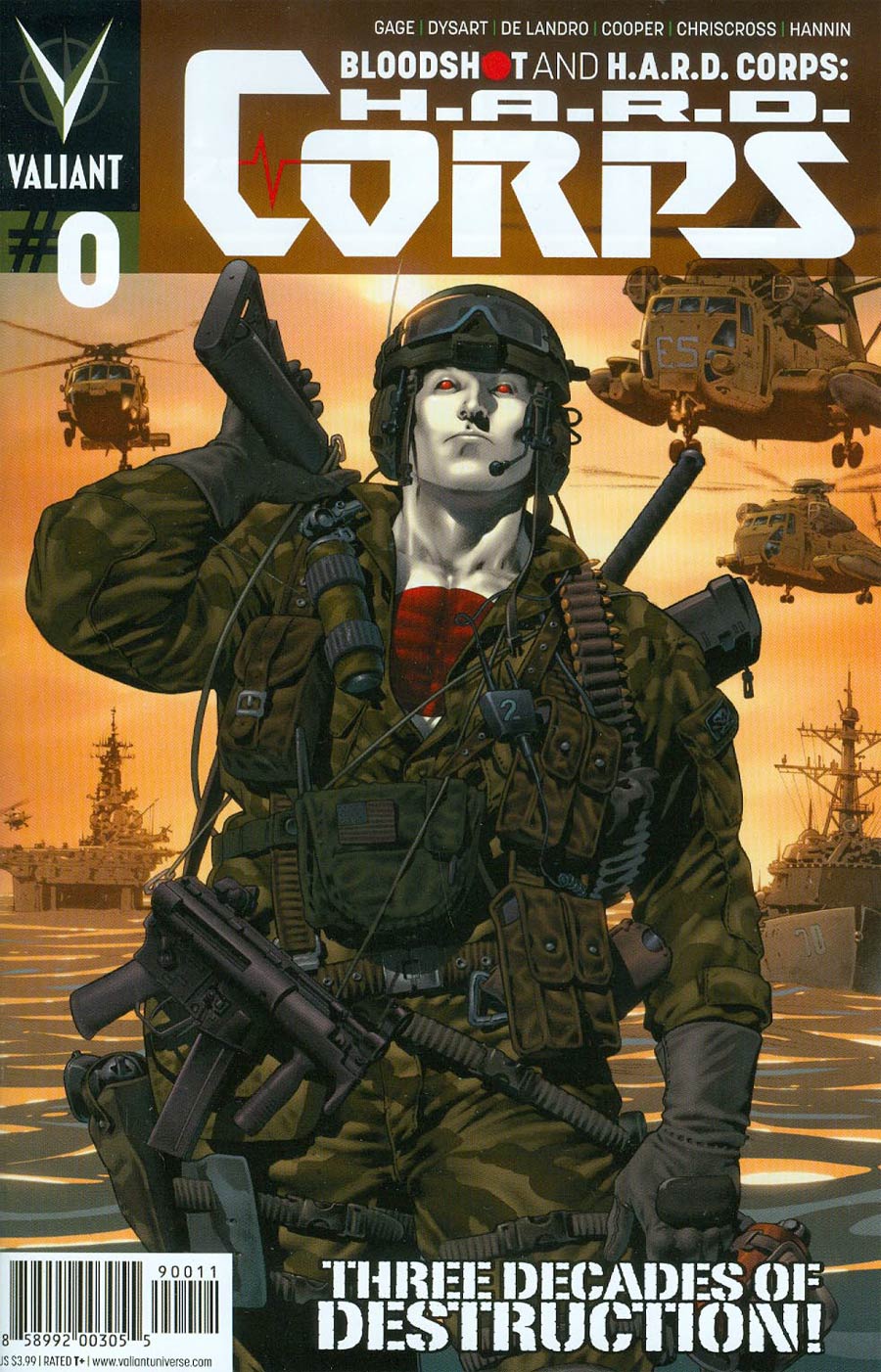 Bloodshot And H.A.R.D. Corps H.A.R.D. Corps #0.2014 Cover A Regular Arturo Lozzi Cover