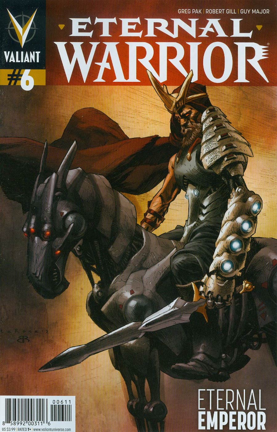 Eternal Warrior Vol 2 #6 Cover A Regular Lewis Larosa Cover