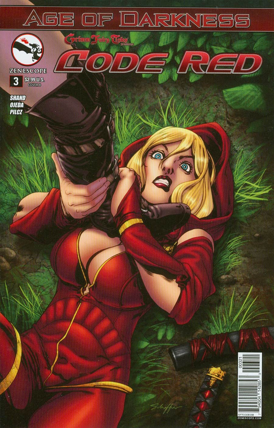 Grimm Fairy Tales Presents Code Red #3 Cover B Steven Cummings (Age Of Darkness Tie-In)