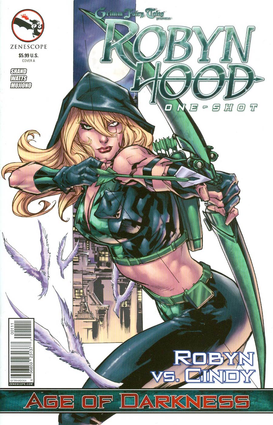 Grimm Fairy Tales Presents Robyn Hood Age Of Darkness Cover A Ken Lashley (Age Of Darkness Tie-In)