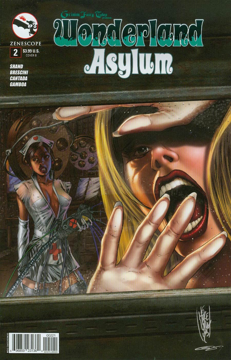 Grimm Fairy Tales Presents Wonderland Asylum #2 Cover B Mike Lilly