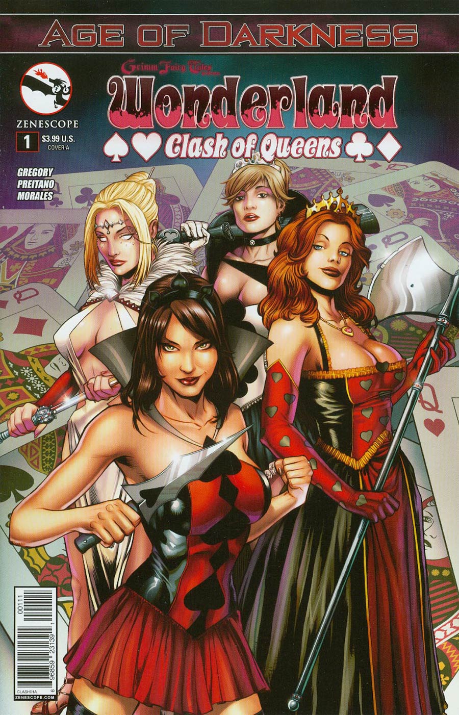 Grimm Fairy Tales Presents Wonderland Clash Of Queens #1 Cover A Anthony Spay (Age Of Darkness Tie-In)